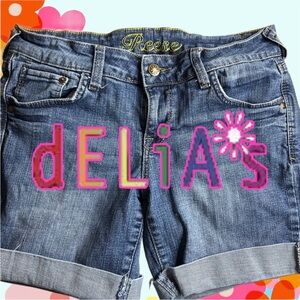 Vintage 90s/Y2K Delias Jean Shorts